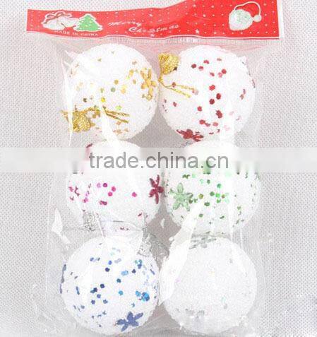 2016 customized wholesale clear glass christmas ball ornaments