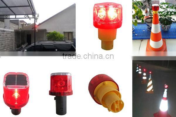 6 pcs LED strob warning signal lamp/Barrier solar energy blinker light