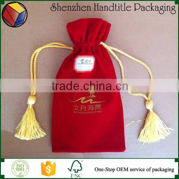 screen printing velvet pouch logo jewelry pouch with logo gold foil stamping