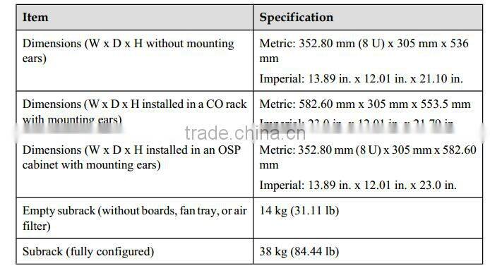 Huawei SmartAX MA5603U Service board H805GPBD 10G GPON EPON OLT