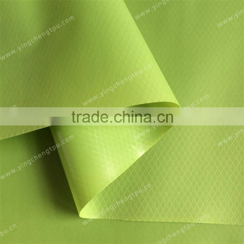 Dry Bag Material TPU Coated 40D Nylon Diamond Ripstop Fabric with Water Repellent