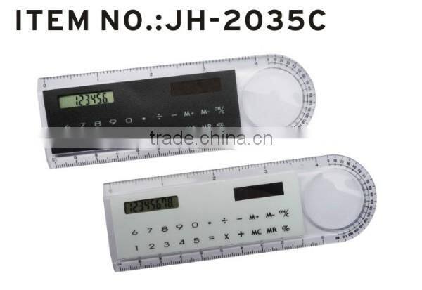 8 digit ruler calculator, 10/15/20cm ruler multifunction Ruler Calculator