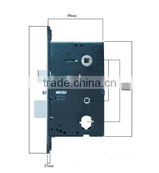 High security intelligent hotel door lock system with imported PCB and high quality motor