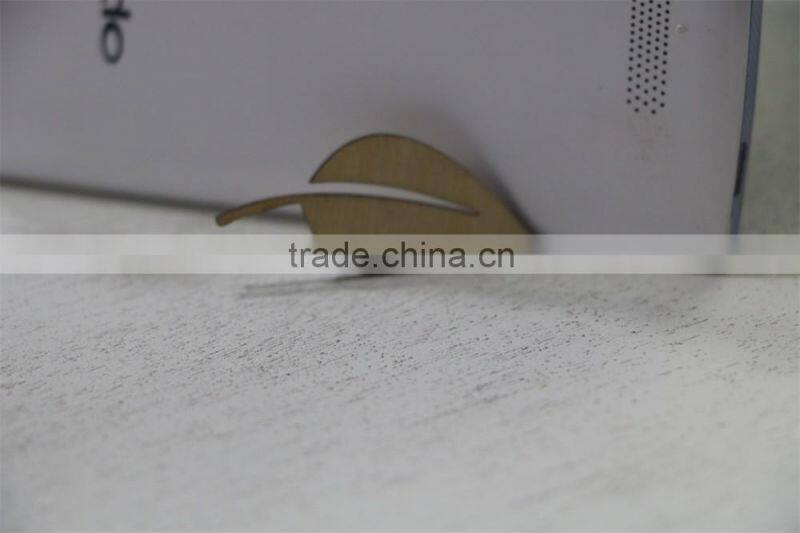 table decoration Gold leaf christmas wood yard decorations