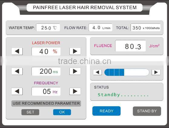 Germany Import bars 808nm Diode Laser Hair Removal, Permanent Hair Removal Machine