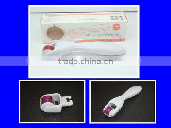 changeable heads 600 needles derma roller for hair loss treatment microneedle roller
