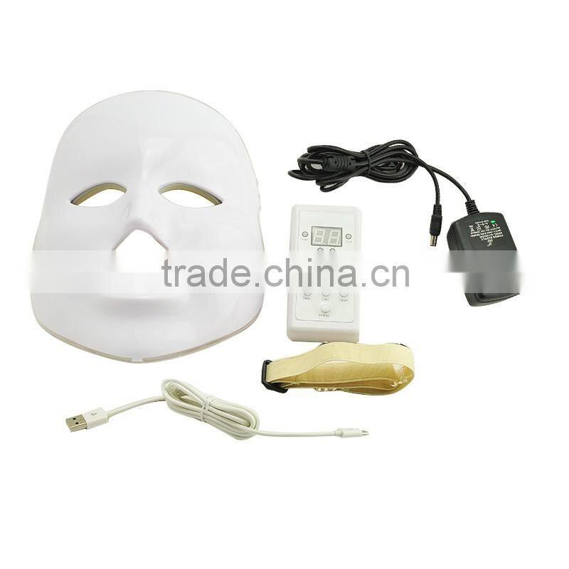 home use led facial mask PDT phototherapy system for skin rejuvenation spot removal