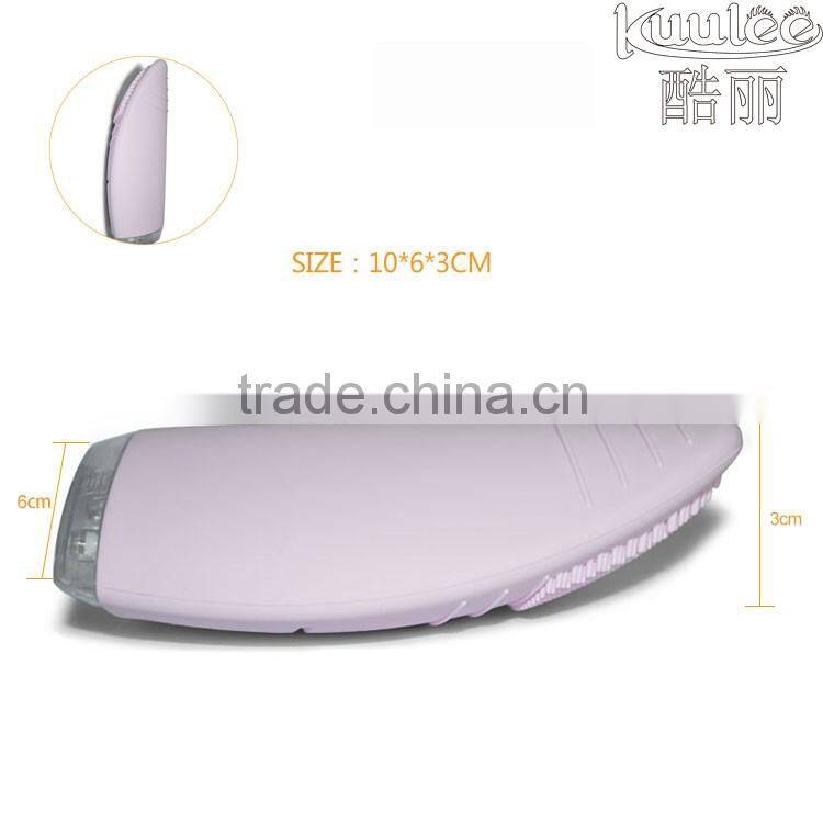 Waterproof Rechargeable soft shipform silicone electric wash face brush