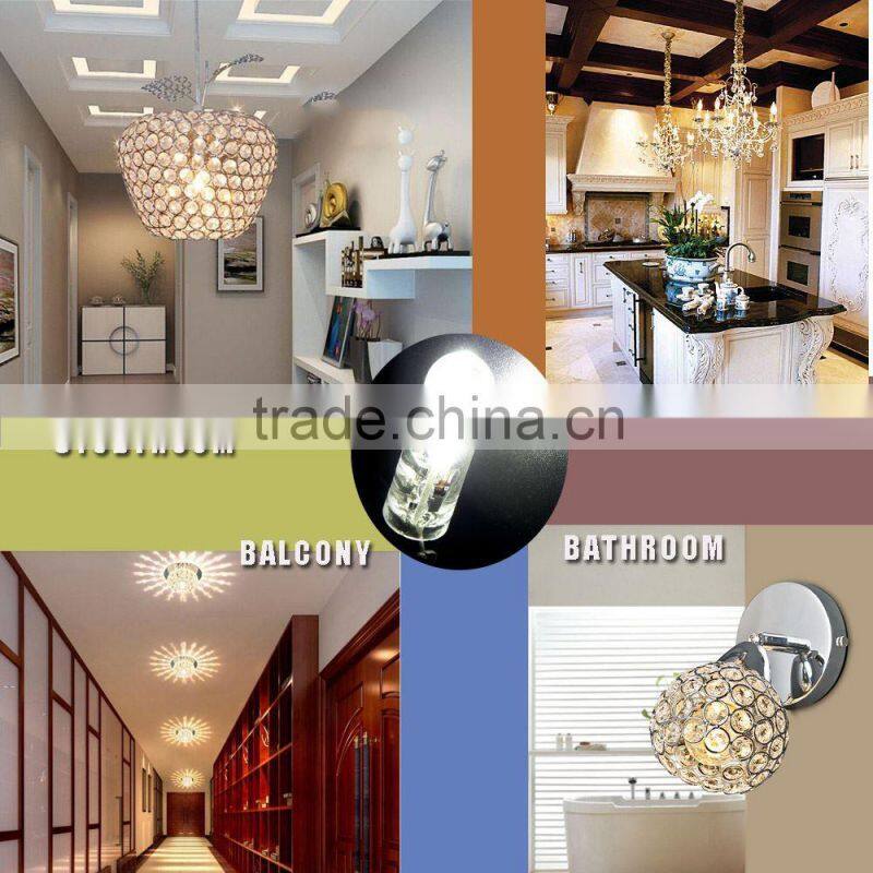 CroLED 10pcs G4 AC/DC12V Light Bulb 1.5W Bi-Pin Pure White LED Filament Lamp