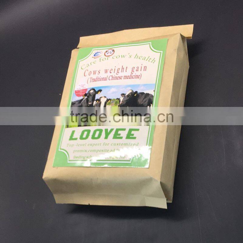 Feed grade cow feed, Cows weight gain (Traditional Chinese medicine)