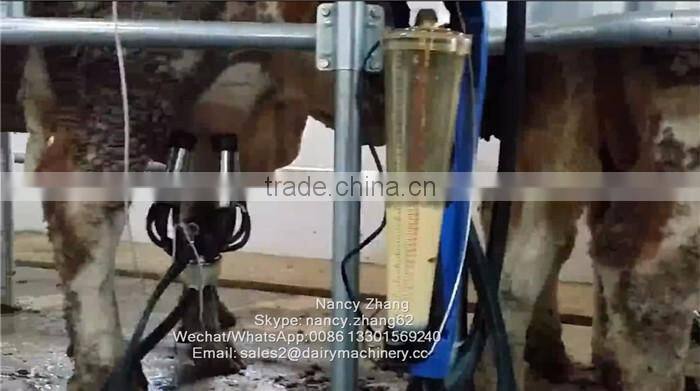 Dairy Automatic Milking Parlour System with Flow Milk Meter