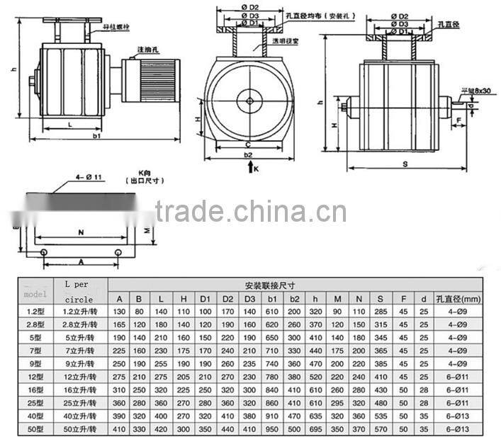 Airlock for flour mill machinery