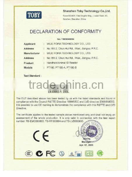 worldwide134.2KHZ ISO standard pet microchip syringe