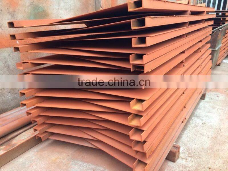 Scrap metal skip bins for storing material