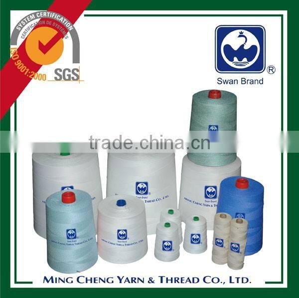 High tenacity polyester stitch for bulk bag