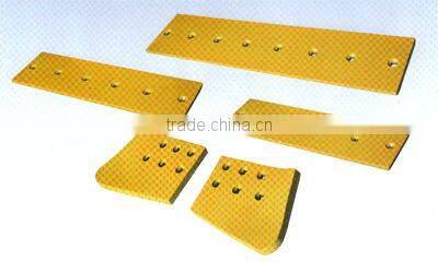 loader parts end bits cutting edge / excavator spare parts plow bolt with nut