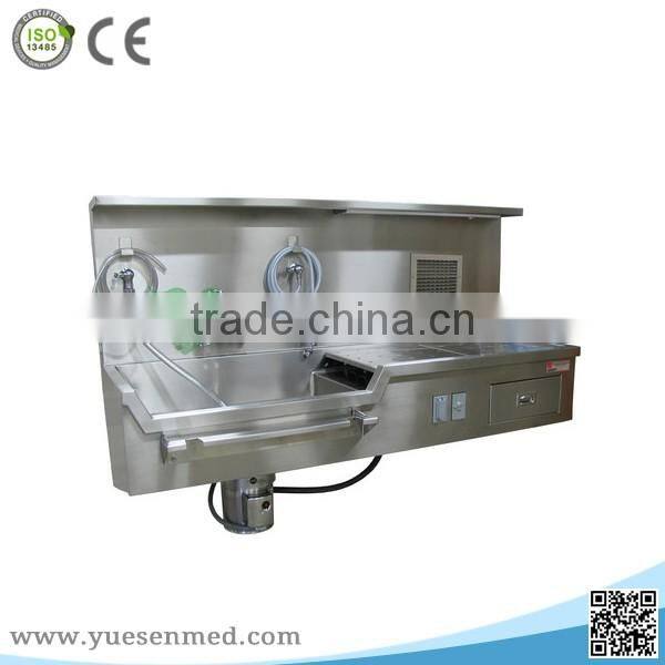 Funeral home stainless steel mortuary funeral tray