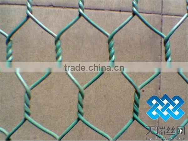chicken wire netting/pvc coated chicken wire mesh/pvc coated and galvanized hexagonal wire mesh