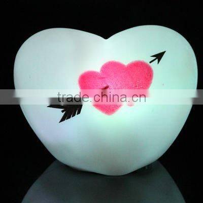 MINI Multicolor Changing Heart Shape LED Light Lamp