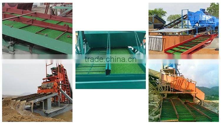 Recyclable material Anti - Slip durable grass and strong backing grass mat for gold mining industry