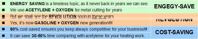 RN300 Price - Gasoline + Oxygen - 80% cost price saving - Mini Gas Cutting Torch