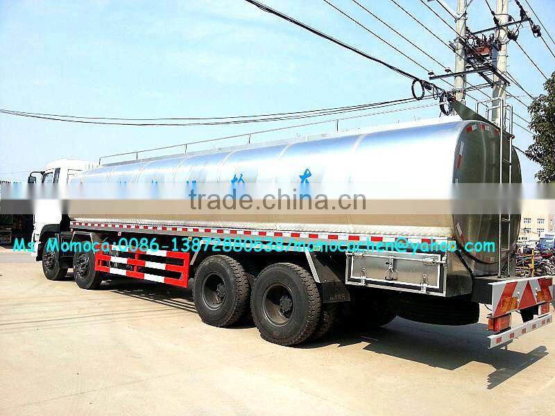 Heavy milk tanker truck milk delivery truck fresh milk tank truck 30cbm