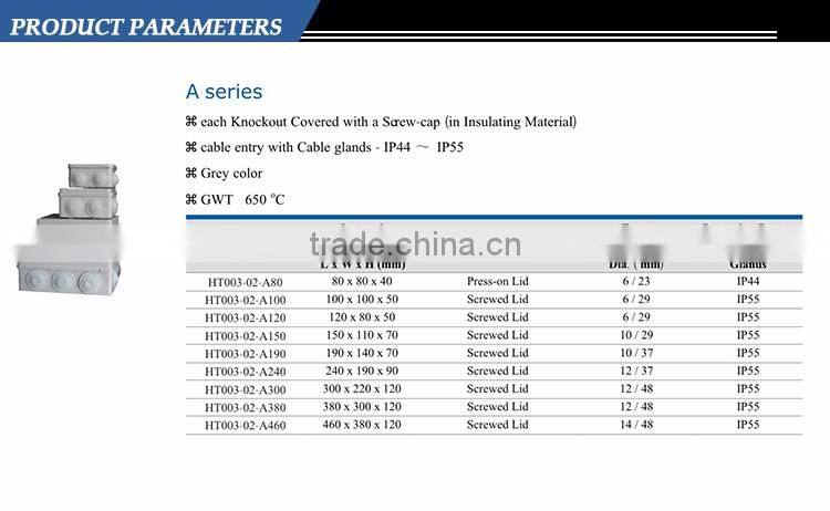 Wholesale price waterproof terminal block abs round junction box