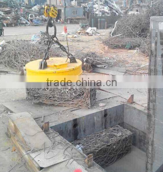Y81-1600A hydraulic scrap iron copper aluminum steel baling machine