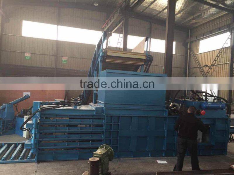 automatic hydraulic baler/cardboard baler horizontal baler automatic baler