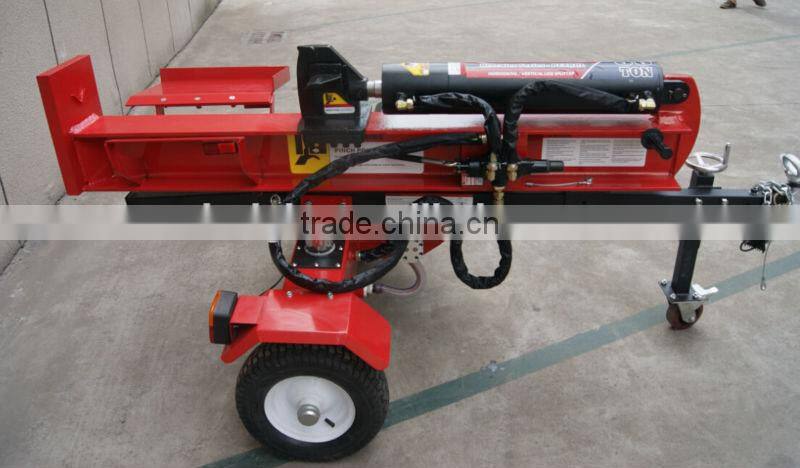 40ton vertical&horizonal automatic log splitter with CE approval