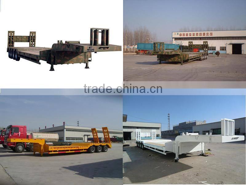 50 Ton 60 Ton Low Bed Semi Trailer/ Lowbed Semi Trailer/ Low loader Semi Trailer For Sale