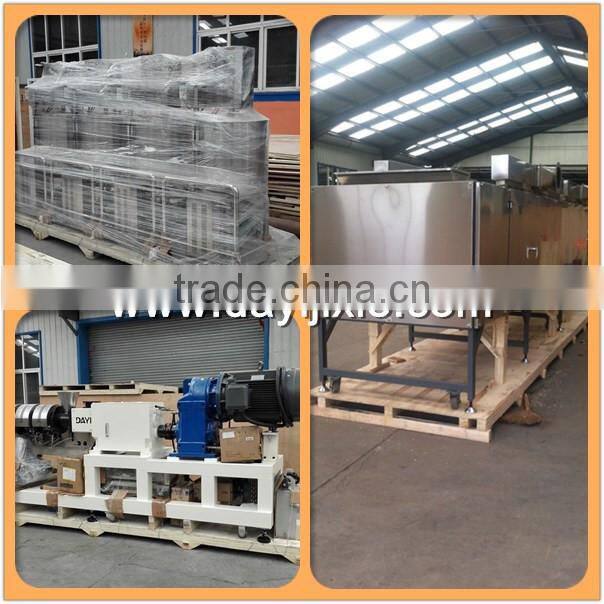 Jinan Crispy chip Fried Wheat Flour Pillow Snack food Stick Making Machine