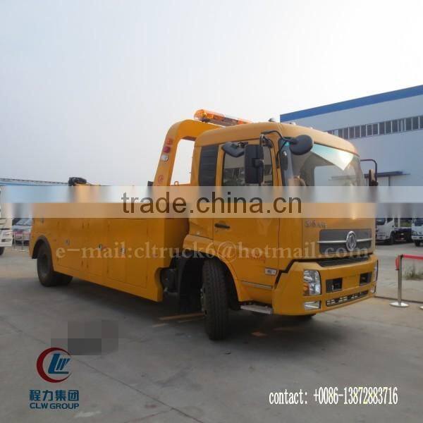 210hp DONGFENG 4*2 Under Lift Wrecker Truck 16 ton