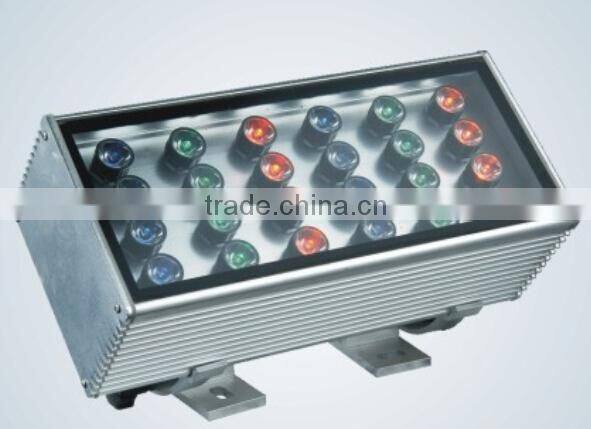 outdoor water-proof 24W dmx rgb outdoor led flood light