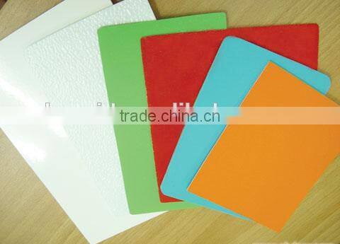 CE certificated Locwid 0.8~3mm grp fiberglass gel coat sheet for decoration