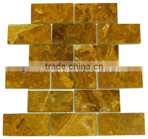 Amazing New Style BROWN GOLDEN ONYX MOSAIC TILES COLLECTIONS