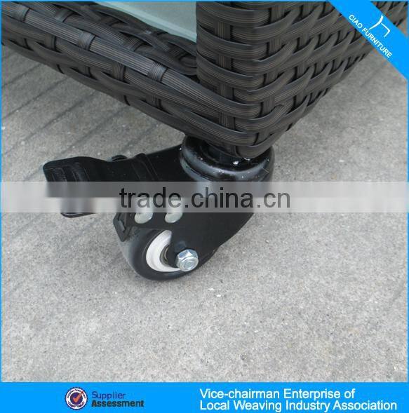 Modern design wicker living room furniture cabinet