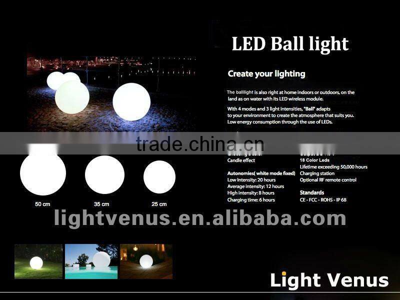 60cm size/ moonlight LED light ball