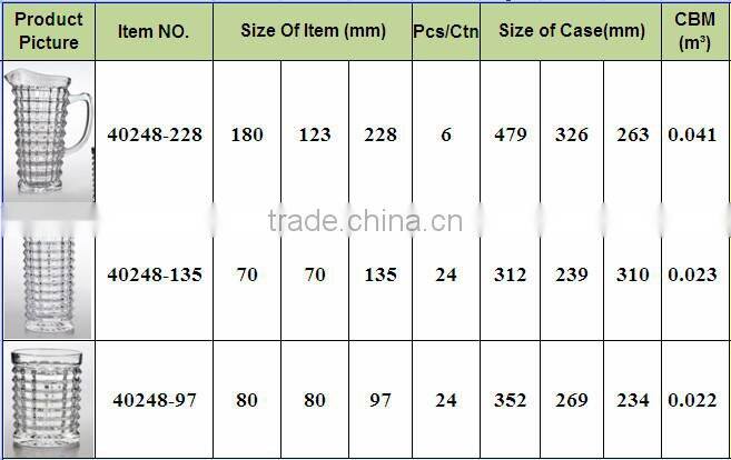 glass 7pcs water set