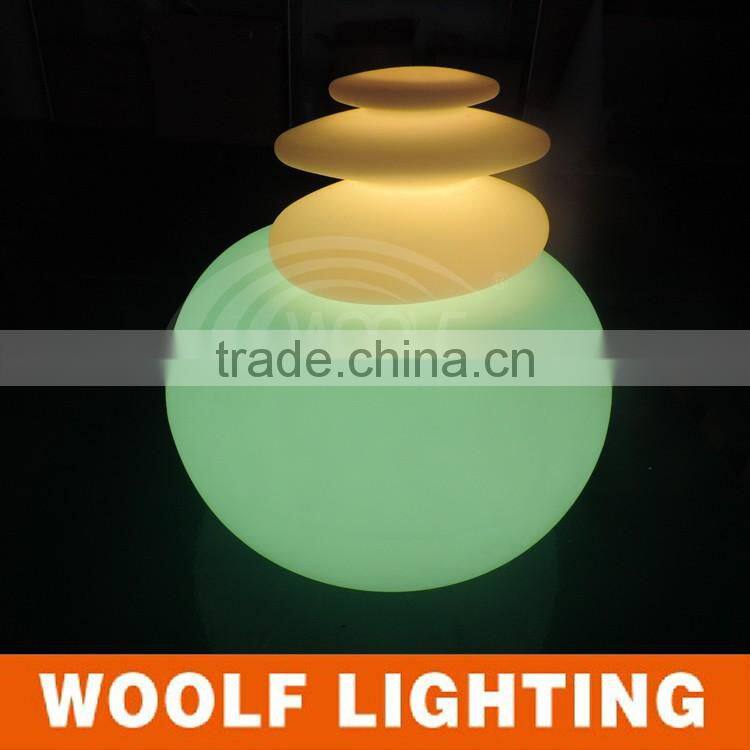 Color Changing Hotel Garden LED Stone Lamp Lighting