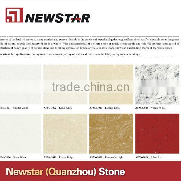 Newstar artificial marble stone price