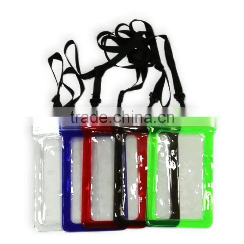 Newest small PVC Waterproof zip lock phone Bag
