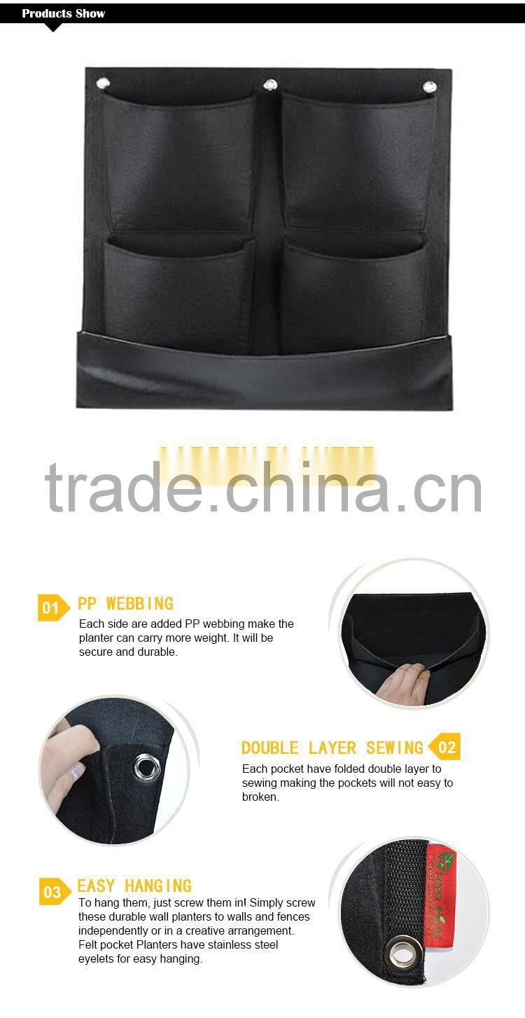 Waterproof vertical garden planter large vertical garden planter