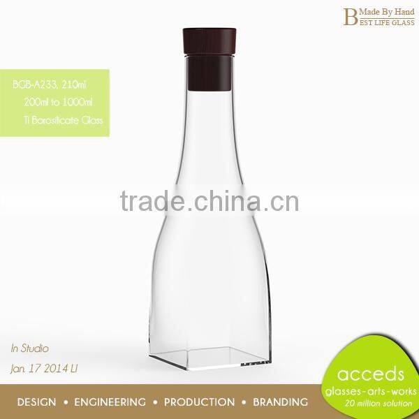 Pyrex Glass OEM/ODM Custom Empty Glass Beer & Wine Bottles