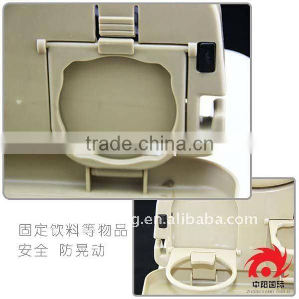 Drink Food Cup Tray Holder Stand Desk Auto Car Back Seat Folding tray table