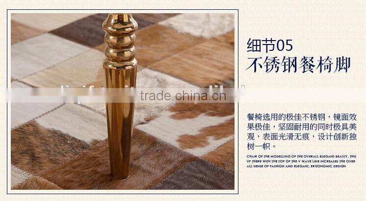 quality polished Titanium golden stainless steel luxury modern chiavari chair LQ-SSC001T