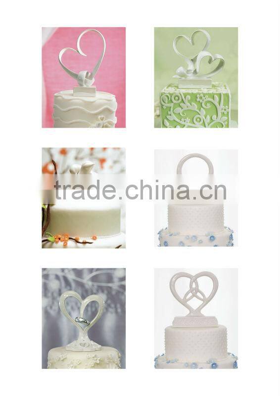 hot sales resin wedding & birthday cake topper
