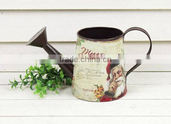 autumn new design christmas watering can garden jug