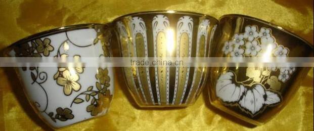 GOLD PORCELAIN CAWA CUP