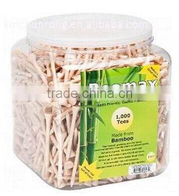 natural bamboo golf tees with your logo
